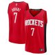 Youth Houston Rockets #7 Kevin Durant Fanatics Red Fast Break Player Icon Edition Jersey
