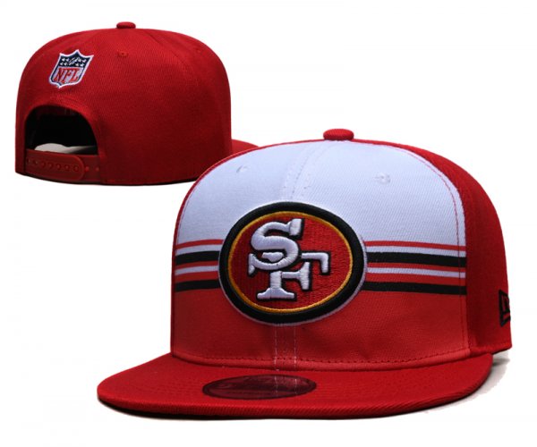 San Francisco 49ers Red and White Cap