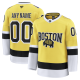 Men's Boston Bruins Gold 2026 NHL Stadium Series Premium Custom Jersey