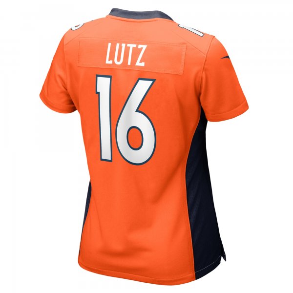 Women's Denver Broncos Wil Lutz Nike  Orange  Game Jersey