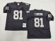 Men's Las Vegas Raiders #81 Tim Brown Black Mitchell & Ness Jersey