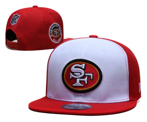 San Francisco 49ers Red and White Cap